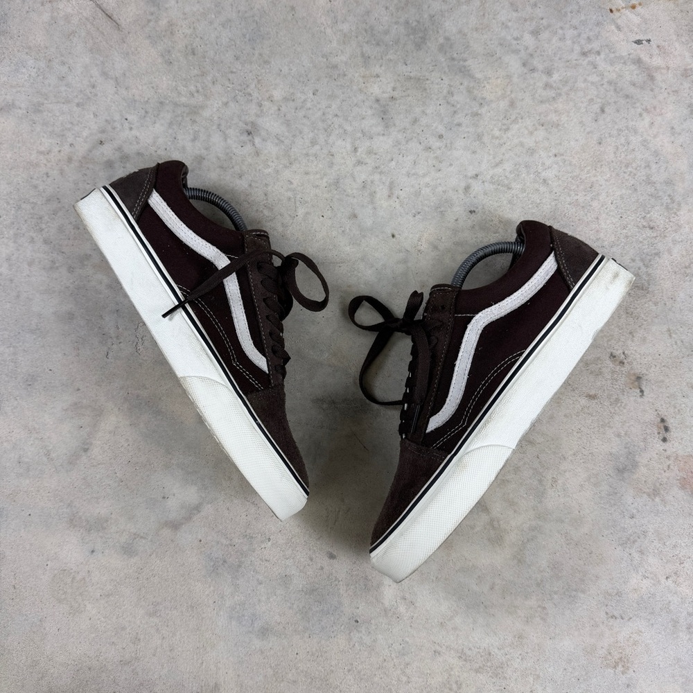 Chocolate Brown Old Skool Vans sneakers unisex